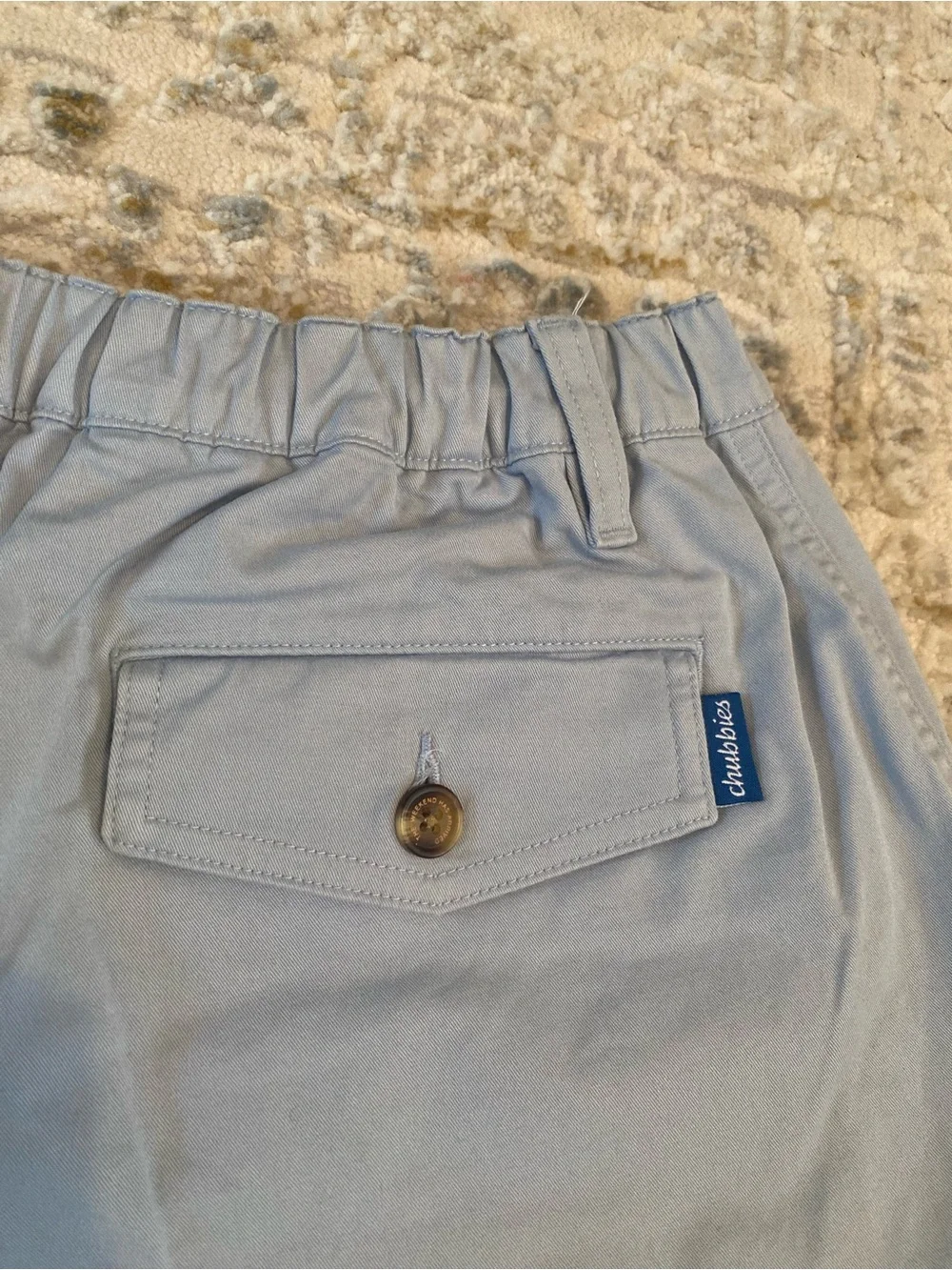 Chubbies Light Blue Men’s Classic Cotton short shorts size M